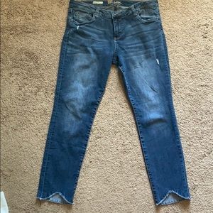 Kut from the Kloth Carlo Ankle Skinny Jeans 16